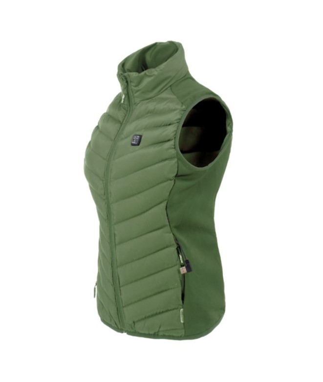 Gilet Joluvi Chaleur Vert olive Femme