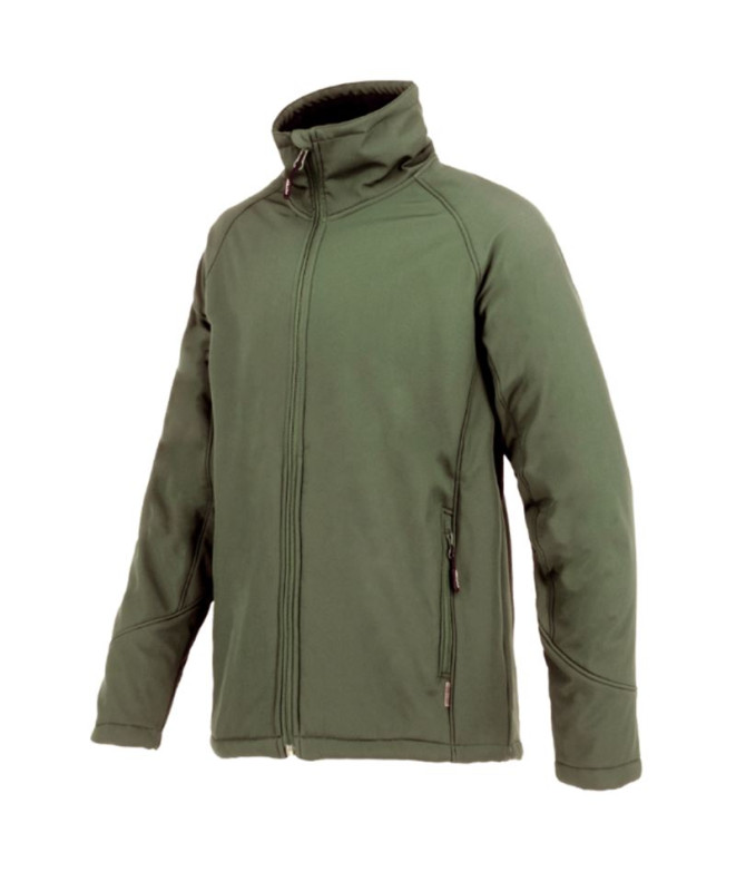 Joluvi Soft-Shell Sherpa Olive Green Homme