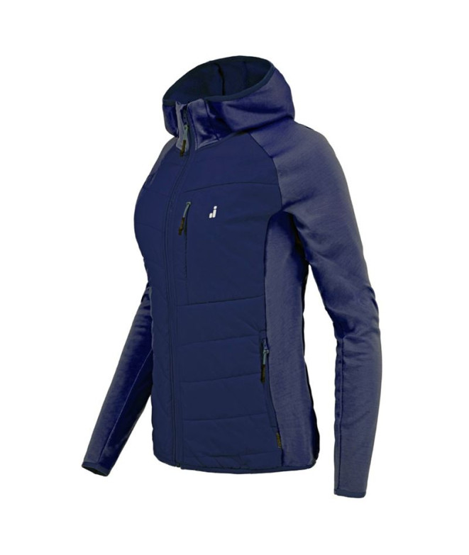 Anorack de Montaña Joluvi Hybrid 2.0 Mujer Marino