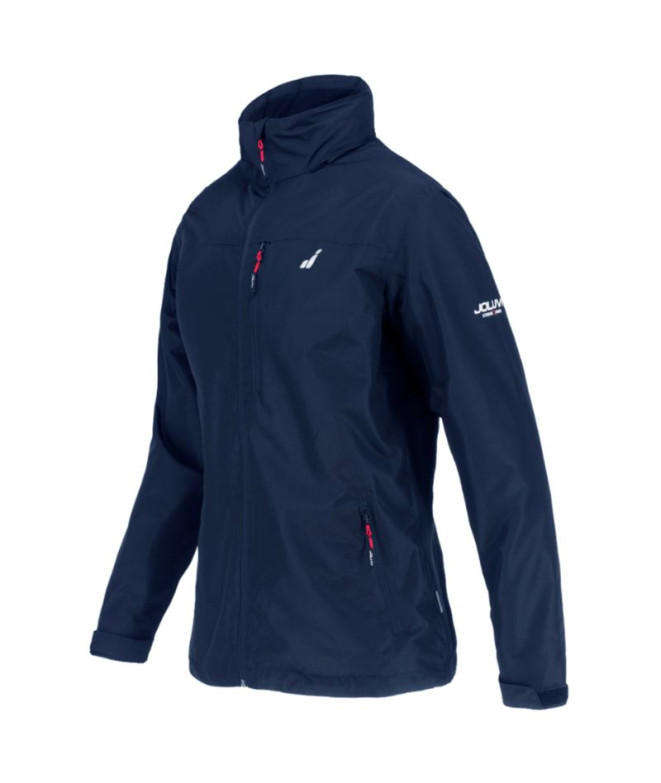 Anorack Joluvi Fiord 3L Marino /Rojo Mujer