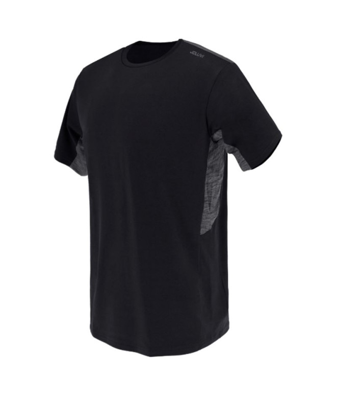 Camiseta Joluvi Lyman Preto / Antracite Vigore