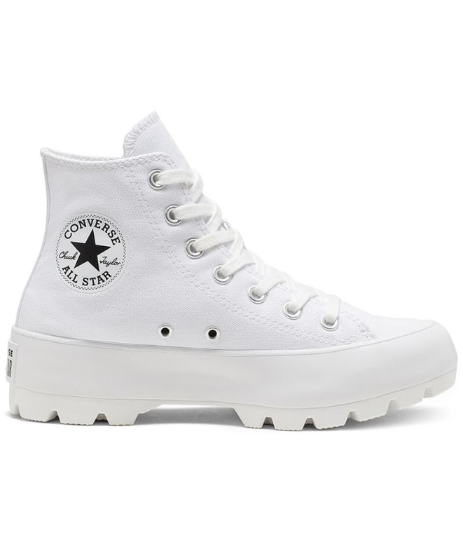 Chaussures Converse Femme Chuck Taylor All Star Lugged White