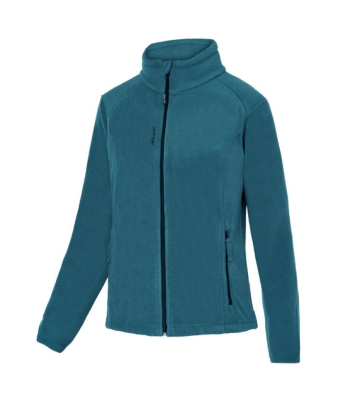 Veste Polar Joluvi Femme Ecotech 380 bleu cobalt/noir