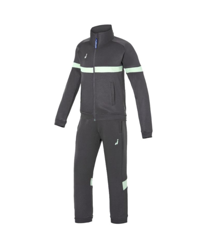 Joluvi Enfant Tracksuit Speck Anthracite /Chalk Green