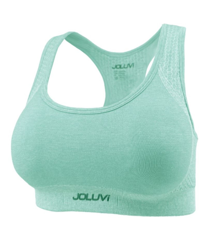 Brassiere de sport Fitness Joluvi Femme de Lara Menta Vigore