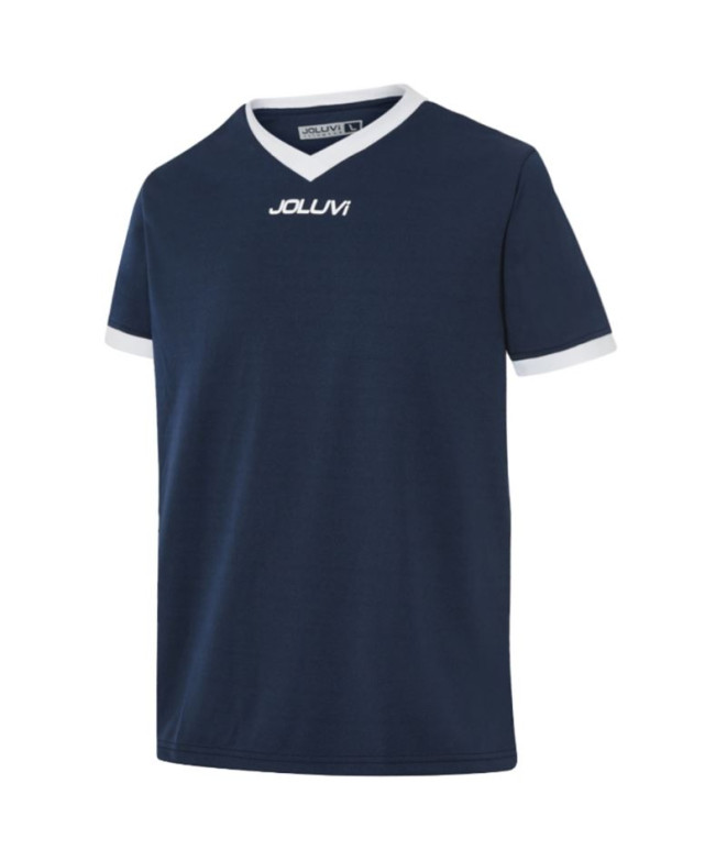 Camiseta de Montaña Joluvi Play Comp Hombre Marino-Blanco