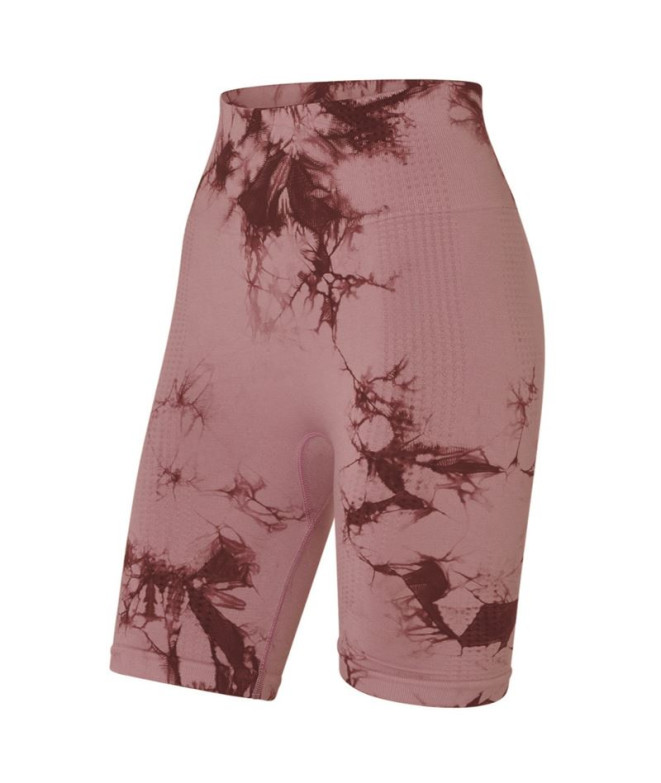 Bermuda Joluvi Tie Dye Mujer Rosa Maquillaje/Rosa Maquillaje