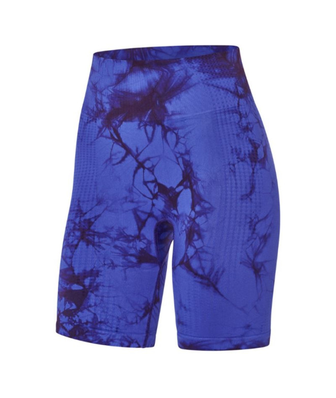 Bermuda Joluvi Tie Dye Mujer Azul Tinta/Azul Tinta