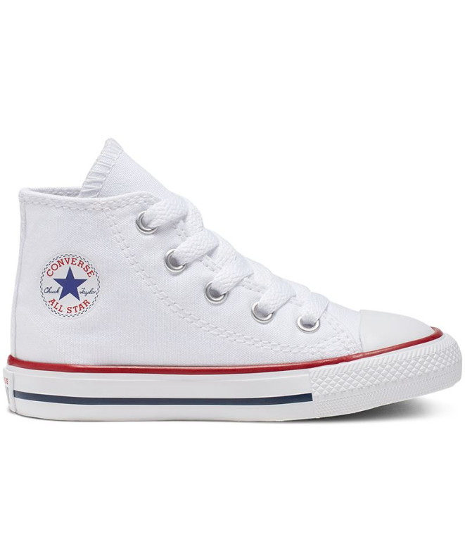 Chaussures Converse Chuck Taylor All Star High Classic Baby White