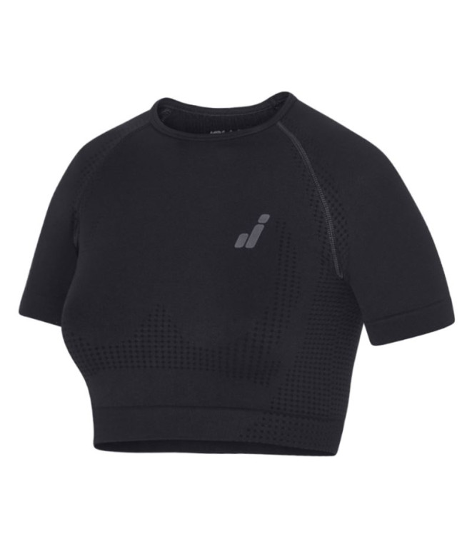 Top Joluvi Ana Crop Negro/Negro Mujer