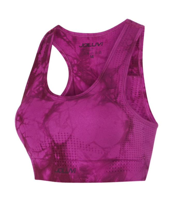 Top Joluvi Tie Dye Dark Orchid /Orquídea Dark Orchid Mulher