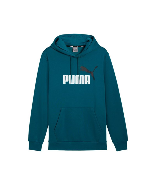 Moletom Casaco com capuz com logótipo grande Puma Ess+ 2 Col Fl Homem