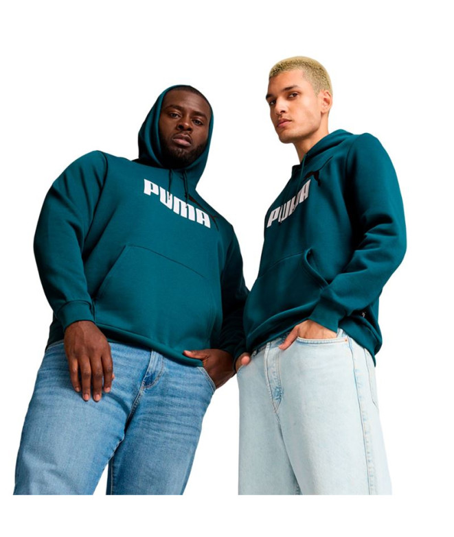 Sweat Puma Ess+ 2 Col Big Logo Hoodie Fl Homme