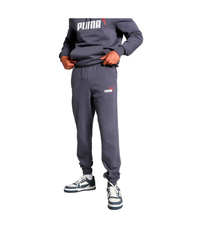 Calça Calças Puma Ess+ 2 Col Logo Fl Cl Homem