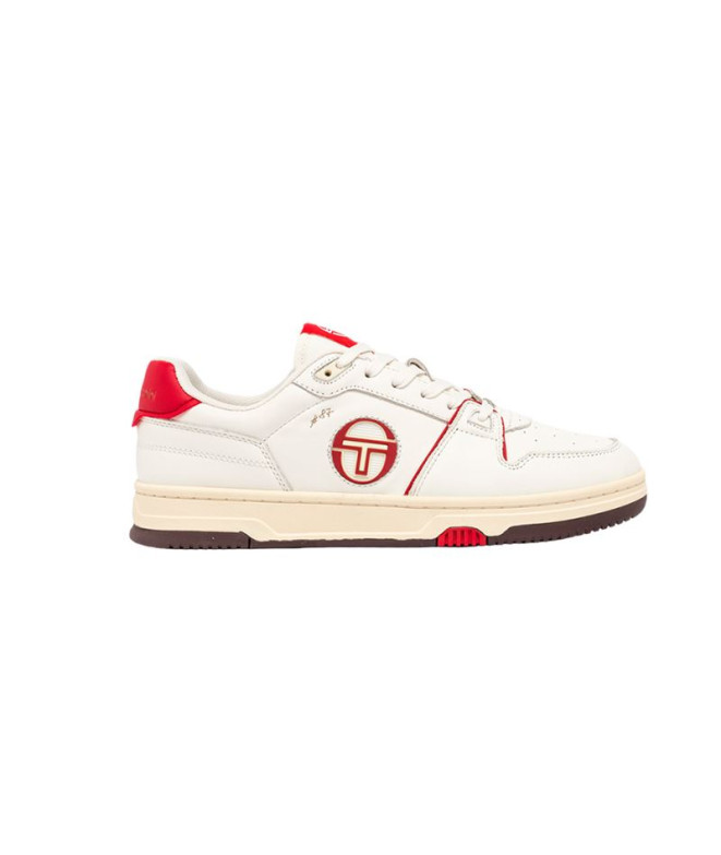 Chaussures Sergio Tacchini Prime Shot Da Antique White-Almond Oil-Adrenaline Red