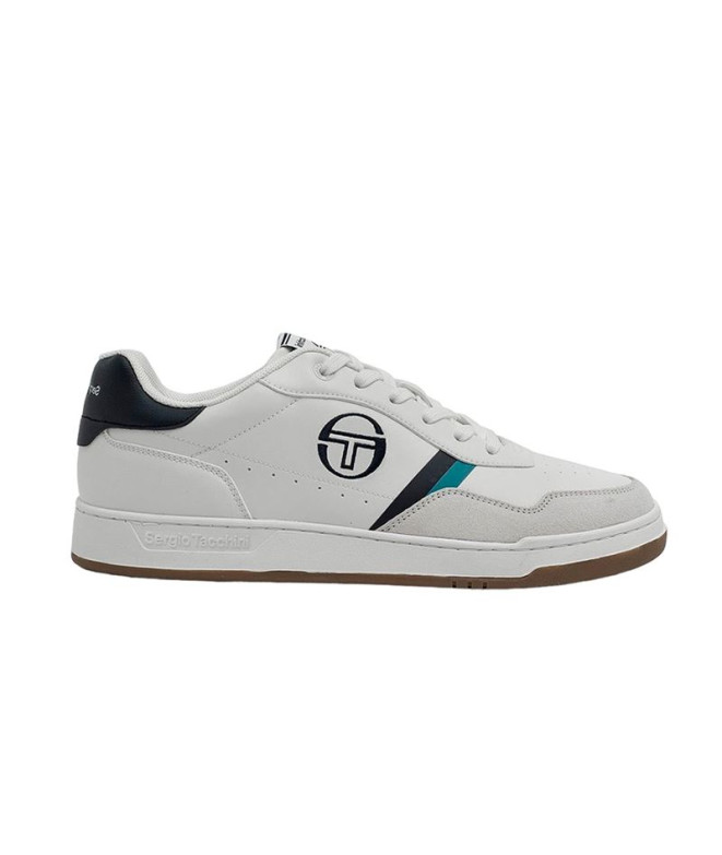 Chaussures Sergio Tacchini Roma Blanc Marine Homme