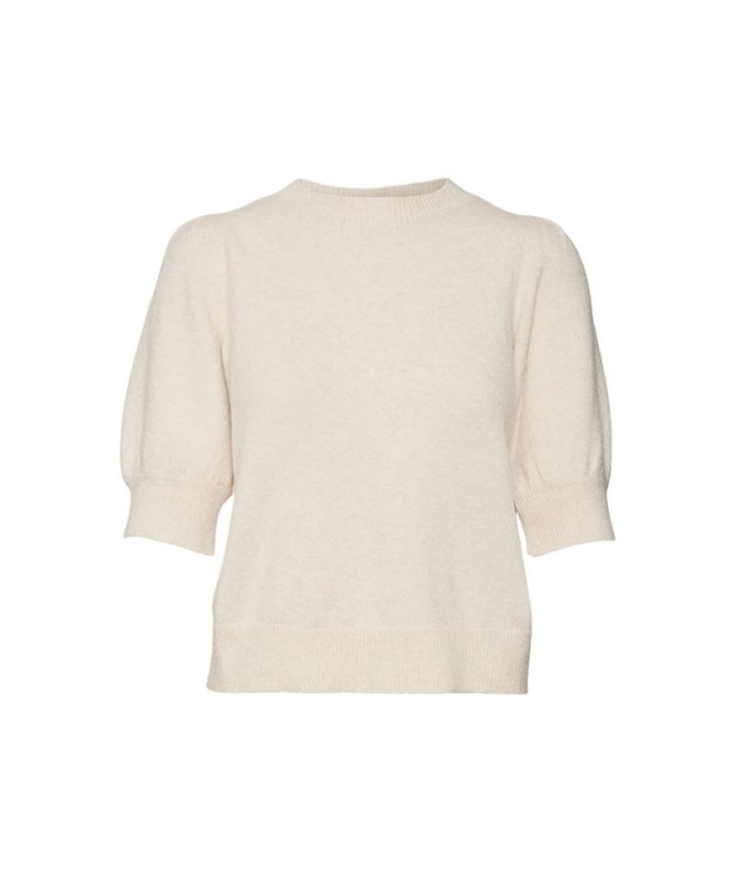 Moletom Vero Moda doffy 2/4 O-Neck Birch Mulher