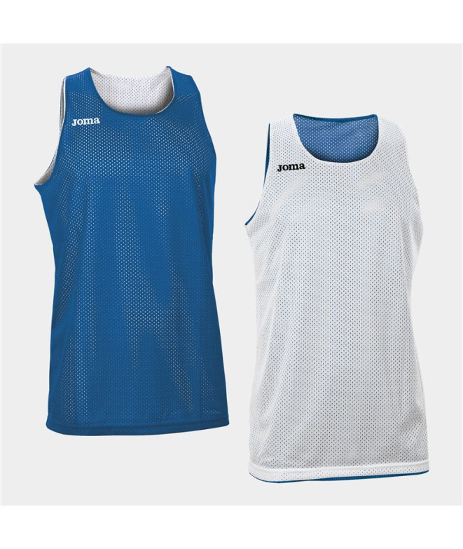 Camiseta Joma Reversible Aro Hombre Royal-Blanco