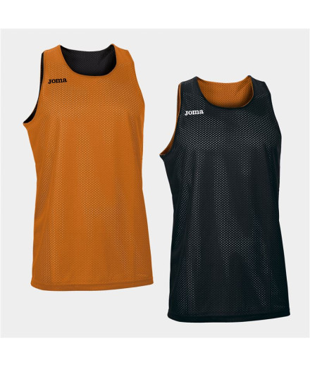 T-shirt Joma Roue Homme Réversible Orange-Noir