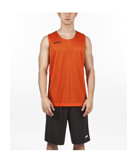 Camiseta Joma Aro Homem Reversível laranja-preto 2