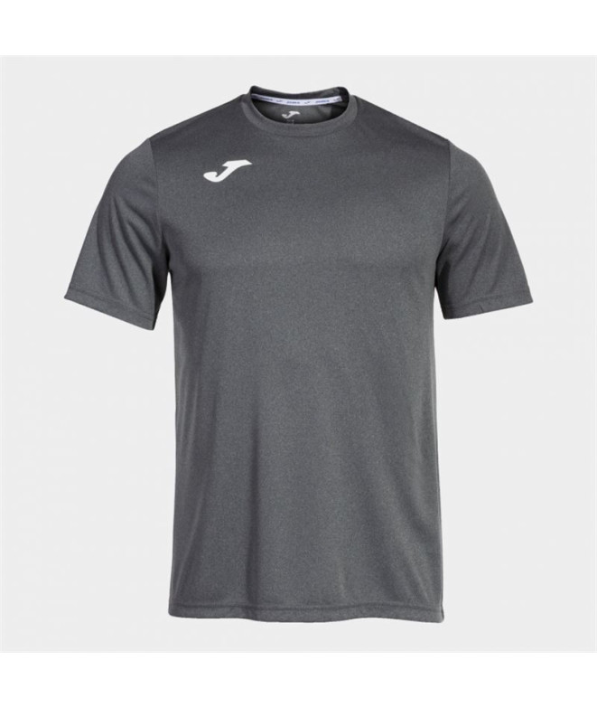 Camiseta Manga Corta Joma Combi Hombre Gris Melange Oscuro