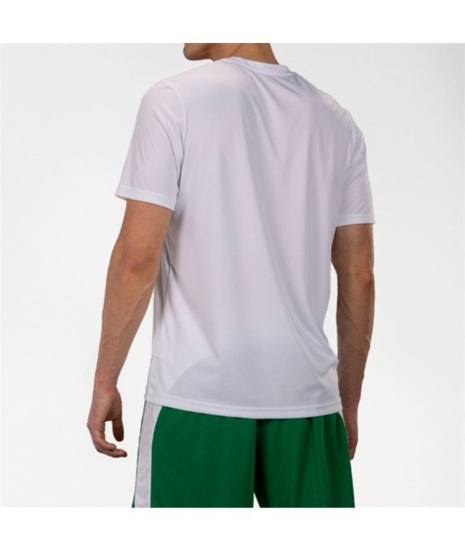 T-shirt Manches Courtes Joma Combi Homme Blanc