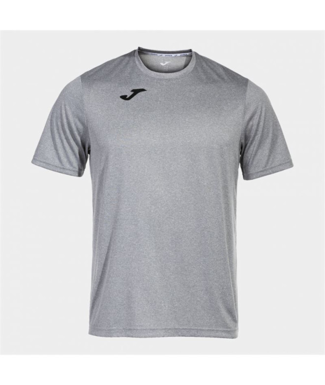 Camiseta Manga Corta Joma Combi Hombre Gris Melange Claro