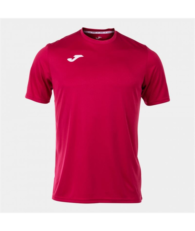 Camiseta Manga Corta Joma Combi Hombre Granate