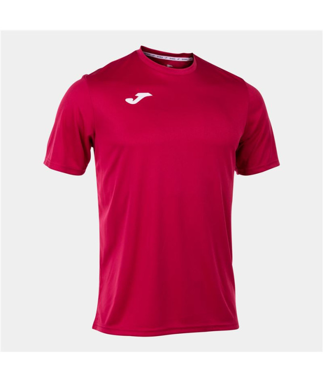 T-shirt Joma Homme Manches courtes Combi Maroon