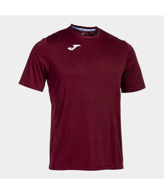 Camiseta Manga Corta Joma Combi Hombre Burdeos