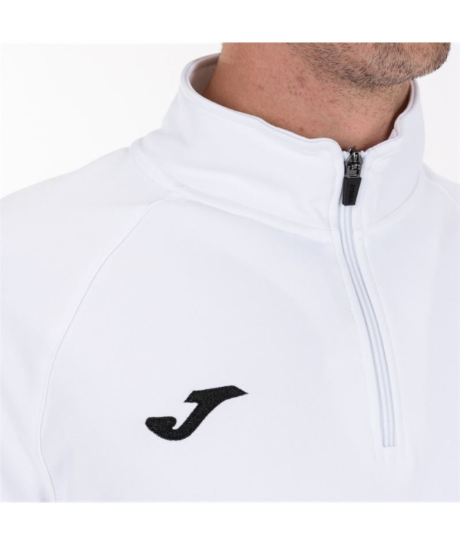Moletom Joma Homem Faraon Branco Meio Fecho