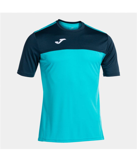 T-shirt Joma Homme Manches courtes Gagnant Turquoise T-shirt Joma Homme Manches courtes Gagnant Turquoise