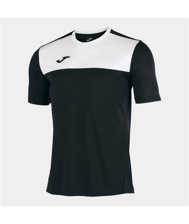 Camiseta Joma Homem Manga curta Winner Preto-Branco