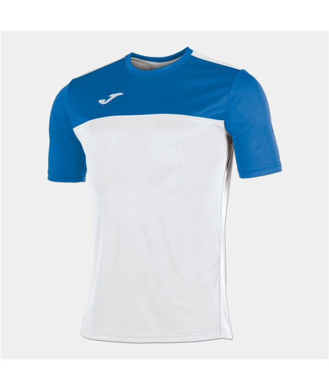 Camiseta Joma Homem Manga curta Winner Branco - Royal