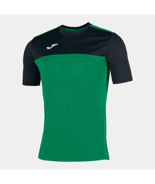 Camiseta Joma Homem Manga curta Winner Verde - Preto