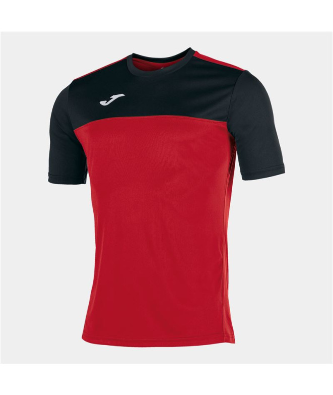 Camiseta Joma Homem Manga curta Winner Vermelho - Preto