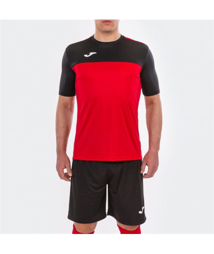 T-shirt Joma Homme Manches courtes Winner Rouge - Noir 2
