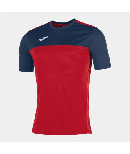 T-shirt Joma Homme Manches courtes Winner Rouge - Marine