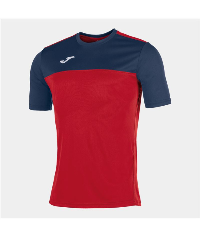 T-shirt Joma Homme Manches courtes Winner Rouge - Marine