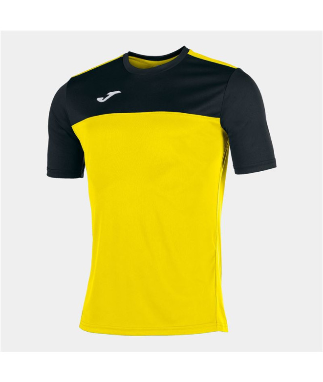 Camiseta Joma Homem Manga curta Winner Amarelo - Preto