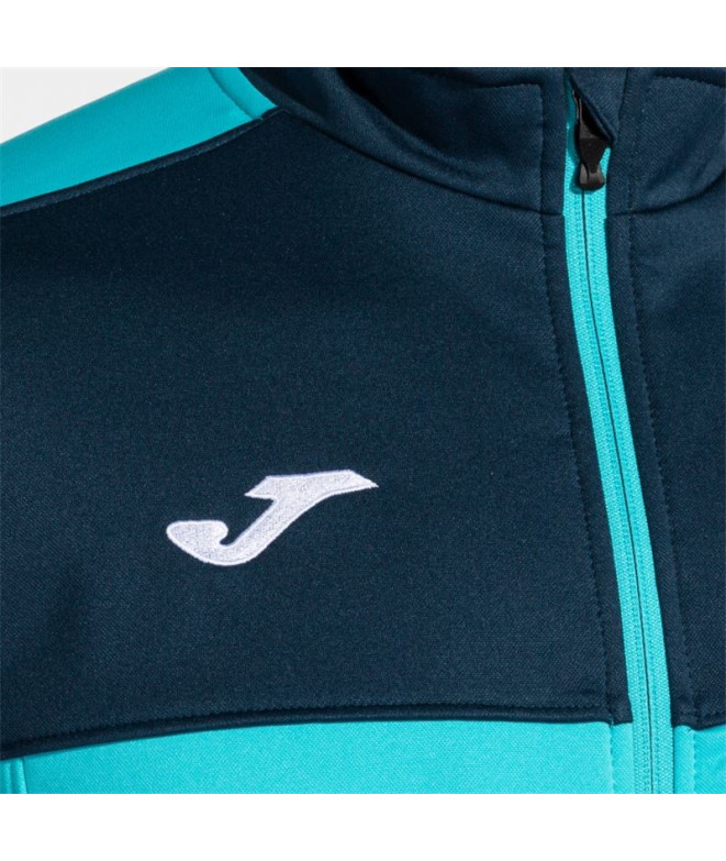 Chaqueta Joma Winner Hombre Turquesa Flúor Marino
