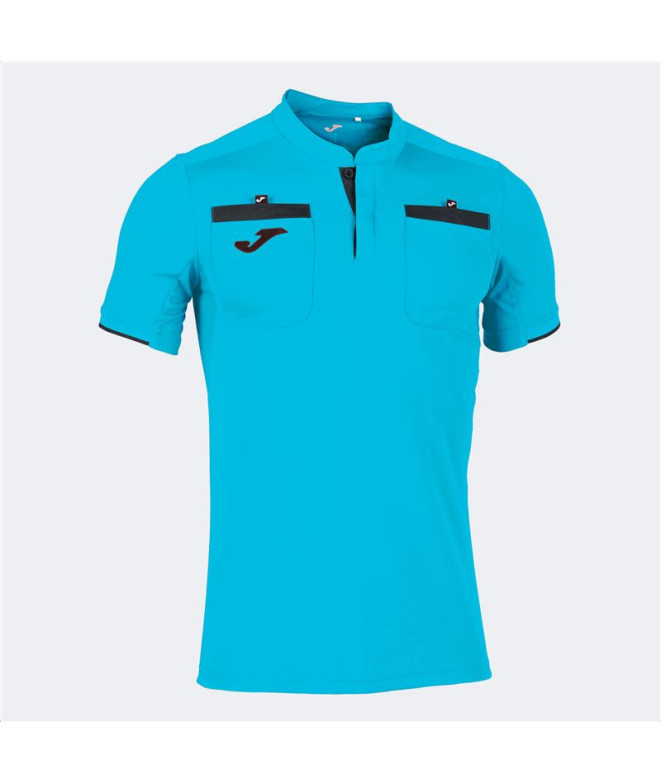 Camiseta De Fútbol Joma Manga Corta Referee Hombre Turquesa flúor