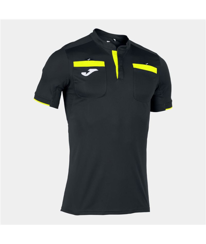 Camiseta De Fútbol Joma Manga Corta Referee Hombre Negro