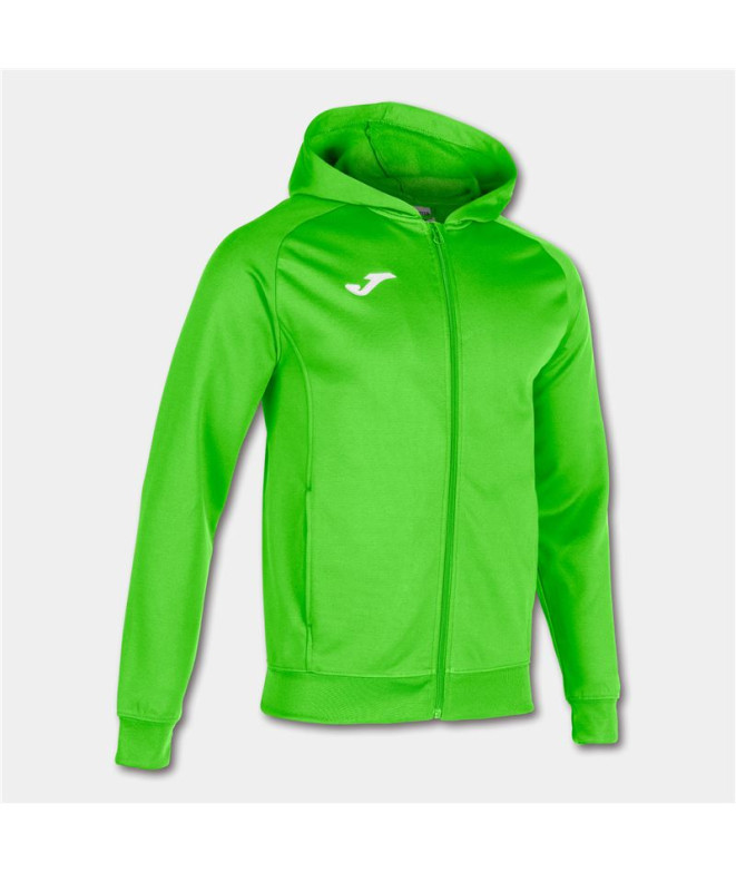 Chaqueta con Capucha Joma Menfis Hombre Verde Fluor