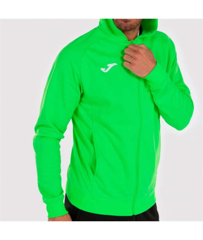 Veste Joma Homme avec capuchon Menfis Fluor Vert