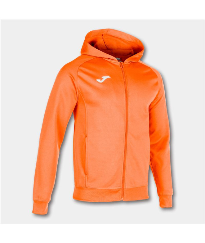 Chaqueta con Capucha Joma Menfis Hombre Naranja Fluor