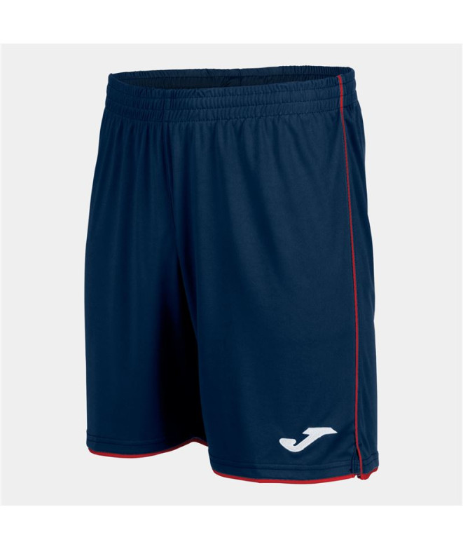 Joma Homem Short Liga Navy - Vermelho