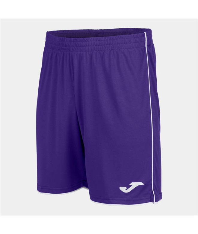 Joma Homme Short Liga Purple - Blanc