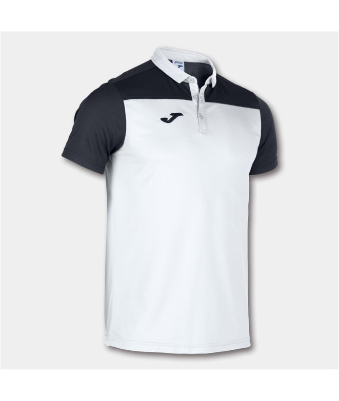 Polo Homme Manches courtes Hobby II blanc-noir