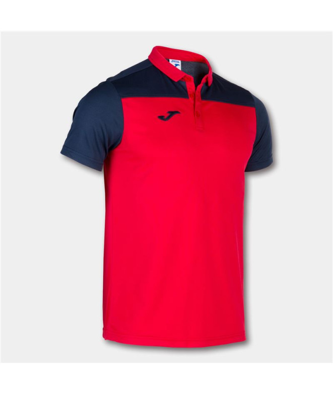 Polo Manga Corta Hobby II Hombre Rojo-Marino